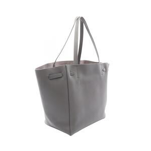 Celine Leather Phantom Bag Gray Tote Cabas